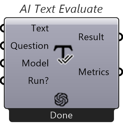 Text Evaluate Component