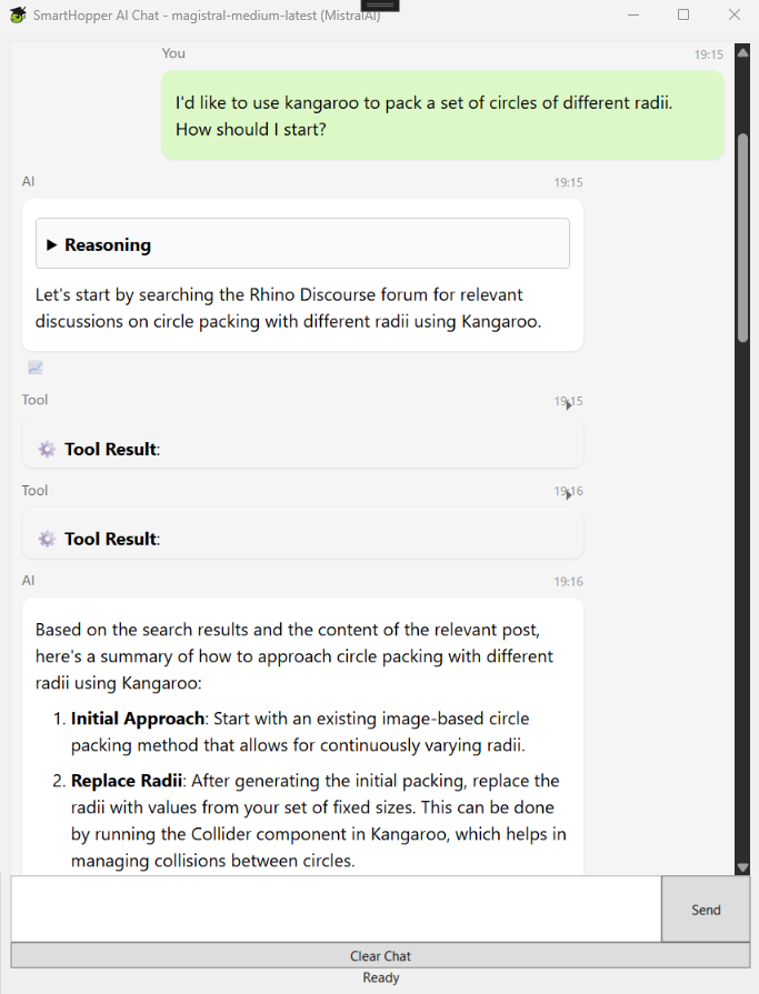 Connected to McNeel Forum